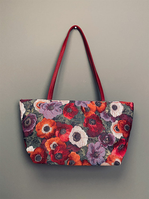 Japanese Anemone Robustissima Weekender Tote Bag by Tim Gainey - Tim Gainey  - Artist Website
